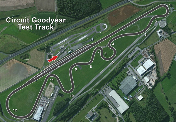 Colmar-Berg Test Track Goodyear